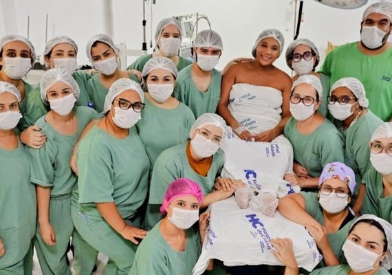 Atuação integrada de equipes garante sucesso em 1ª parto de trigêmeos no Hospital da Cidade
