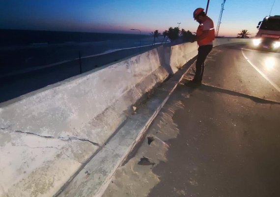 Defesa Civil de Maceió vistoria ponte Divaldo Suruagy