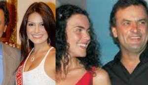 Gisele, Arósio e Nathália: Aécio ostenta famosas no currículo amoroso