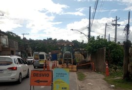 BRK atua em vazamento de grande porte na Rua Marquês de Abrantes