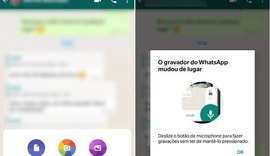 WhatsApp remove antigo gravador de mensagens de voz do aplicativo do Android