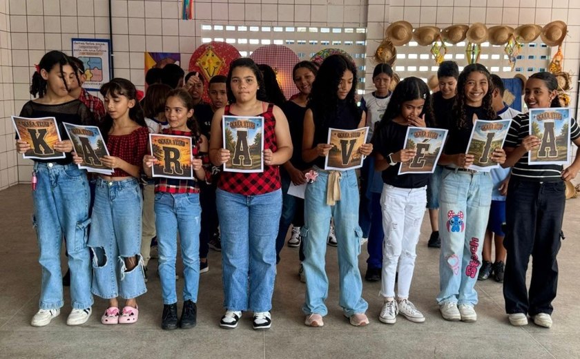 Projeto pedagógico homenageia Kara Veia e aproxima alunos da cultura alagoana