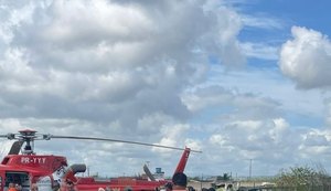 Vítima de acidente envolvendo carro e moto é transferida do HRM para o HGE