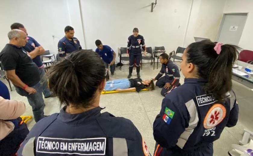 Novos socorristas do Samu Alagoas iniciam curso de Atendimento Pré-Hospitalar