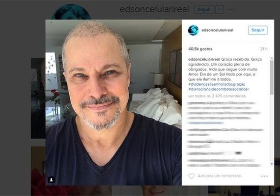 'Reuniu todo mundo', diz irmã de Edson Celulari após notícia de cura do ator