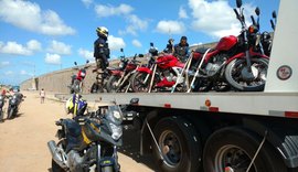 Quase 60 motos com irregularidades são recolhidas nas rodovias federais de AL