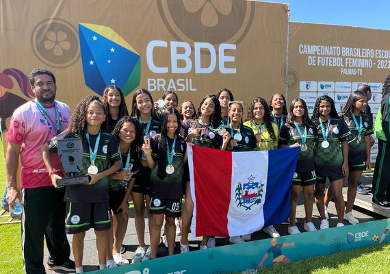 Alagoas conquista o vice-campeonato na Série Cobre do Campeonato Brasileiro Escolar de Futebol Feminino