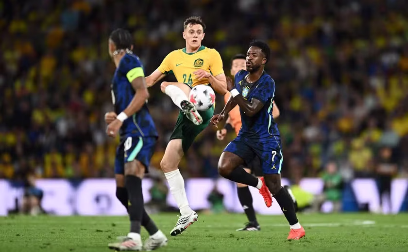 Brasil venceu a Austrália por 4 a 2