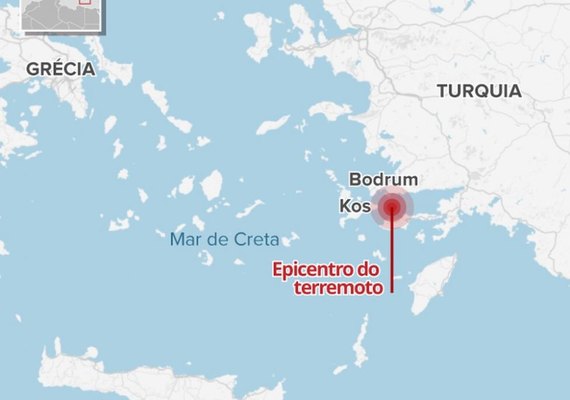 Terremoto de magnitude 6,7 atinge litoral da Turquia