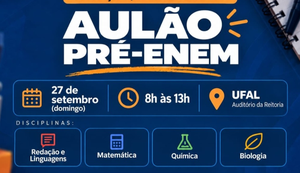 Projeto 'O Mil é Nosso' realiza aulão para o Enem no domingo (27)