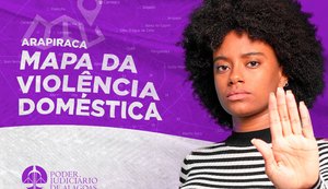 Em Arapiraca, 83,9% dos agressores possuem histórico de violência doméstica