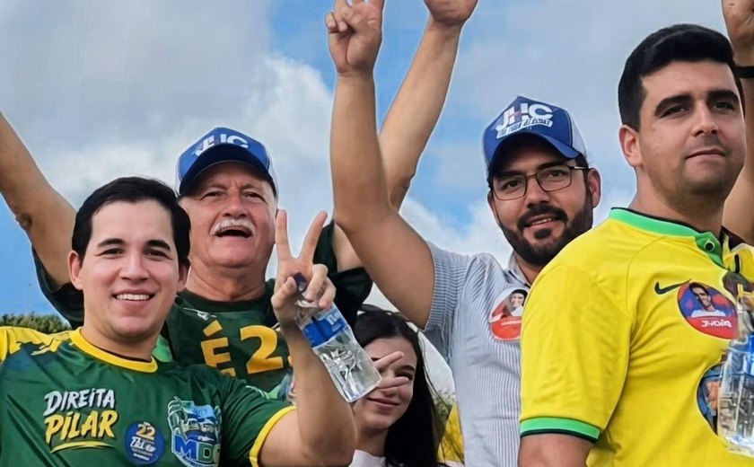 Manoel Tenório  comanda comitiva de apoio a Alfredo Gaspar e Flávio Bolsonaro em Viçosa