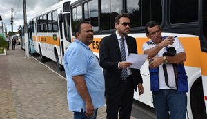 13 ônibus escolares são interditados durante fiscalização em Pilar