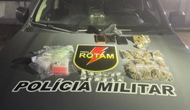 Polícia Militar apreende drogas e captura foragido da Justiça em Maceió
