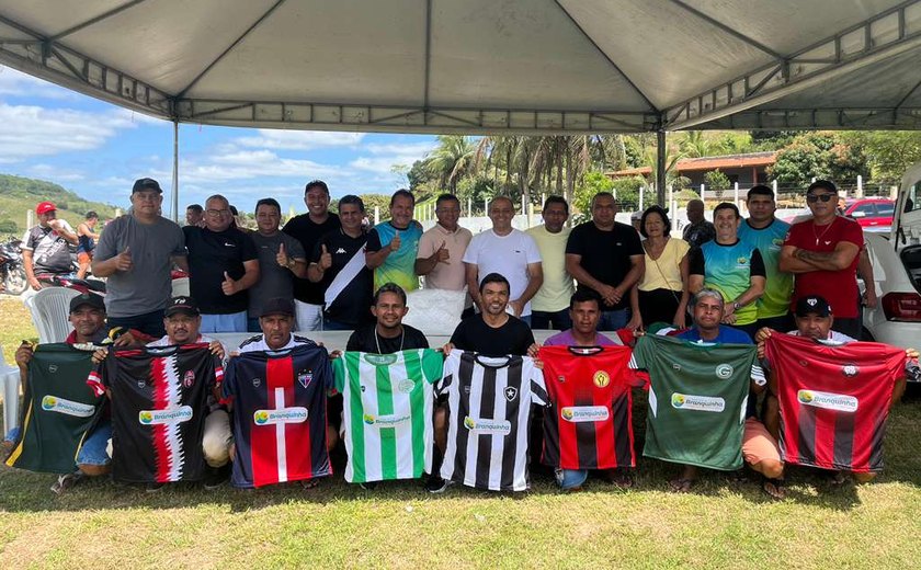 Prefeitura de Branquinha promove abertura do Campeonato Municipal de Futebol