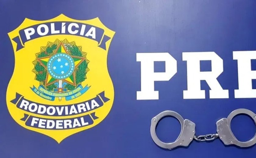 Foragido da Justiça por estupro é preso pela Polícia Rodoviária Federal em Maceió