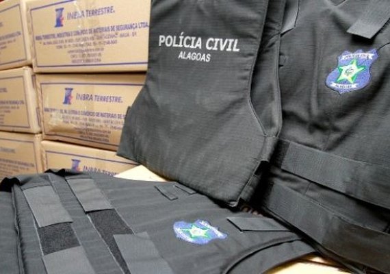 Polícia Civil de Alagoas recebe 500 novos coletes à prova de bala