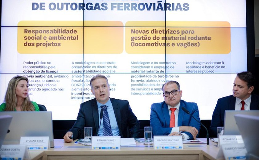 Renan Filho anuncia 21 leilões ferroviários e rodoviários para 2026
