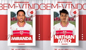 CRB contrata zagueiro Miranda, ex-Amazonas, e volante Nathan Melo, ex-Goiás