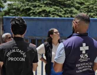 Procon Maceió realiza fiscalização conjunta para verificar qualidade da água na Santa Amélia