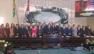 Cerimônia: parlamentares são empossados na Assembleia Legislativa de Alagoas