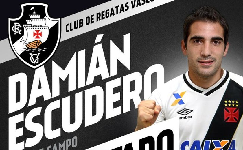 Vasco anuncia contratação do meia Escudero e promete novos reforços