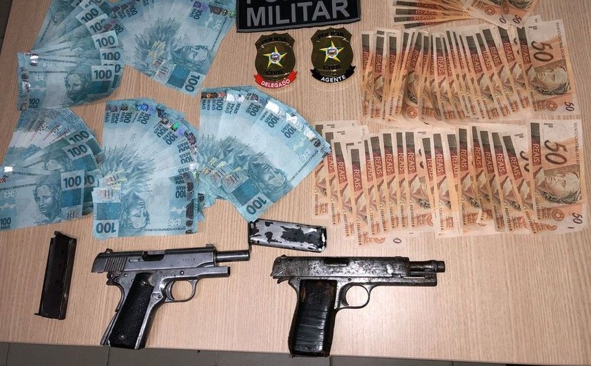 Polícia prende quatro e apreende mais de R$ 12 mil em notas falsas