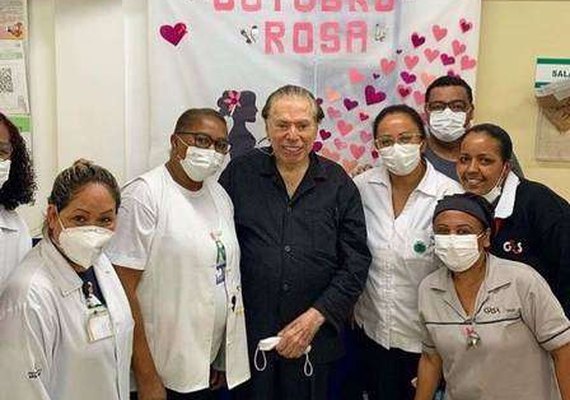 Silvio Santos faz primeira aparição após se recuperar da Covid-19 e exala simpatia