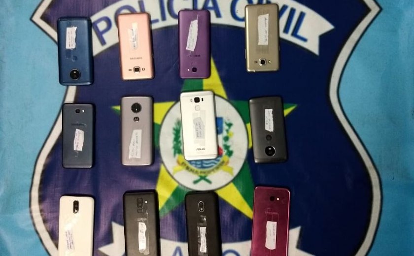 Polícia Civil recupera celulares roubados em Pilar, na região metropolitana