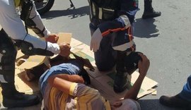 Ronda no Bairro socorre vítima atropelada por um ônibus no Jacintinho