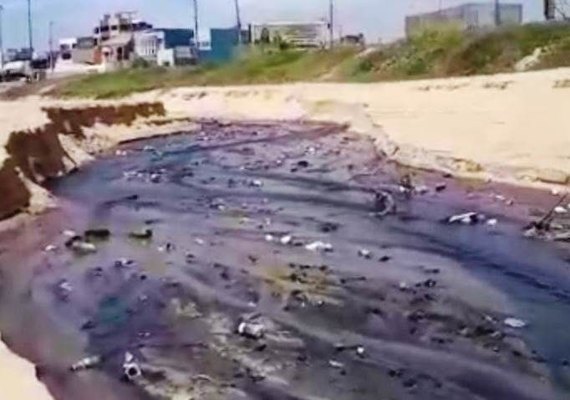 Recurso de emenda parlamentar é usado para tratar línguas sujas na orla de Maceió