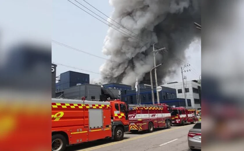 Incêndio em fábrica na Coreia do Sul deixa mais de 20 mortos