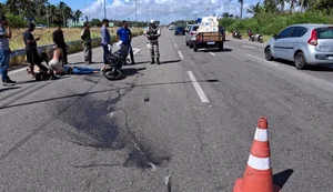 Motociclista morre após bater em caminhão em Marechal Deodoro