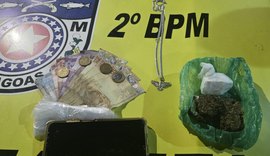 PM/AL prende suspeitos e apreende arma e drogas na Zona da Mata