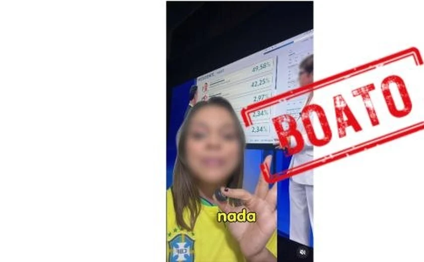 É falso que a interrupção na divulgação dos resultados tenha fraudado o resultado do 1º turno para presidente