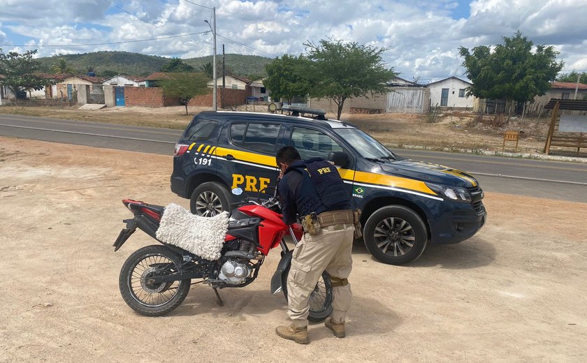 Polícia Rodoviária Federal localiza motocicleta adulterada em Cacimbinhas