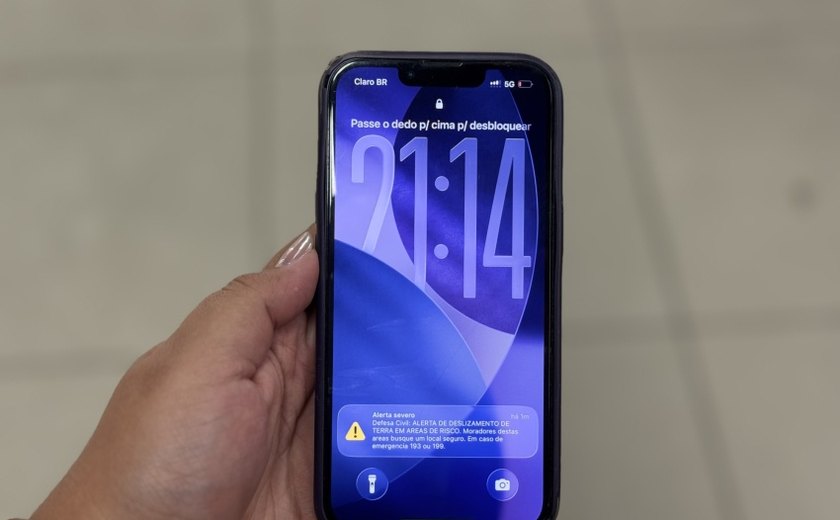 Defesa Civil de Maceió envia alertas em situação de risco