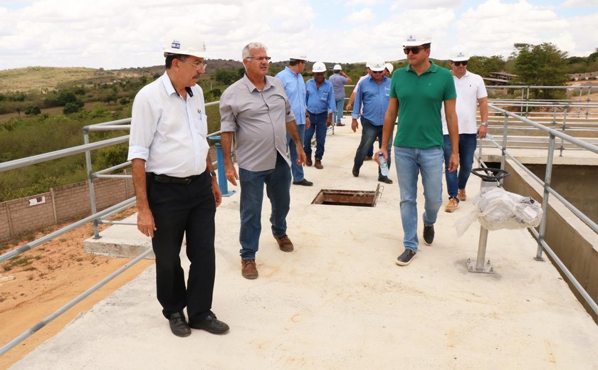 Obras na Estação de Tratamento de Água da Bacia Leiteira vão beneficiar 19 municípios