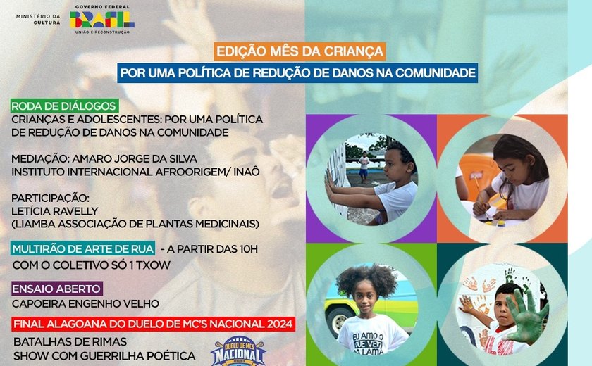 45° Mundaú Lagoa Aberta no Mês das Crianças: por uma política de redução de danos na comunidade