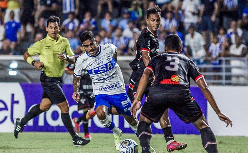 CSA e CRB empatam seus jogos pela terceira rodada da Copa do Nordeste