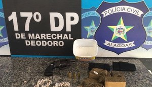 Seis são presos em Marechal por tráfico, posse ilegal de arma de fogo e homicídio