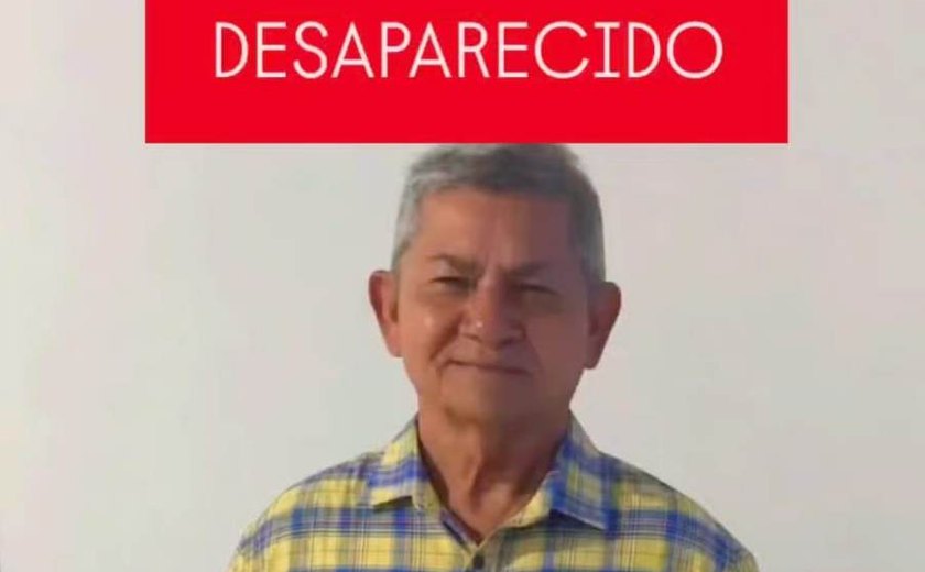 Homem com Alzheimer está desaparecido em Maceió; família pede ajuda da população