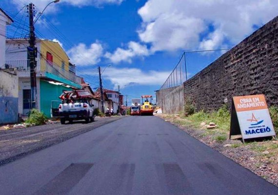 Moradores do Mutirão, na Chã da Jaqueira, comemoram evolução das obras na região