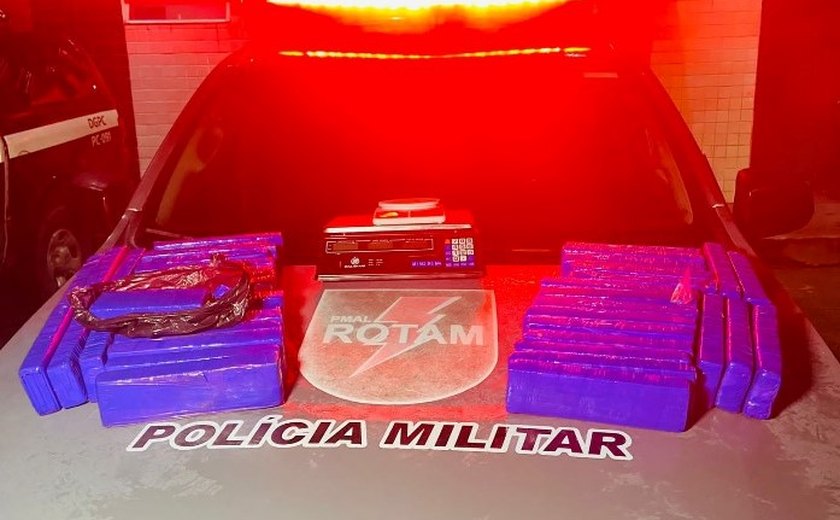 Polícia Militar apreende cerca de 24 quilos de maconha no Jacintinho