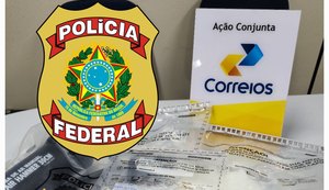 Polícia Federal em Alagoas apreende drogas enviadas em agências dos Correios para traficantes e usuários