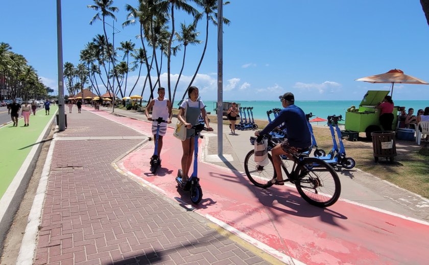 Maceió regulamenta compartilhamento de bicicletas e patinetes elétricos