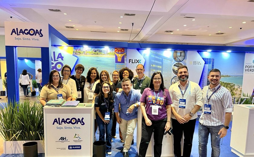 Alagoas marca presença em evento com 500 agentes de viagens em São Paulo