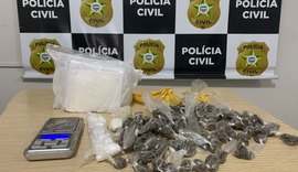 Menor de 15 anos é flagrado com cocaína e maconha durante abordagem policial