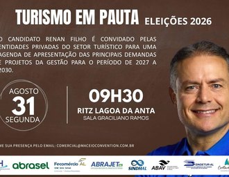 Trade turístico e Fecomércio se reúnem com candidato Renan Filho para apresentar demandas e agenda do setor