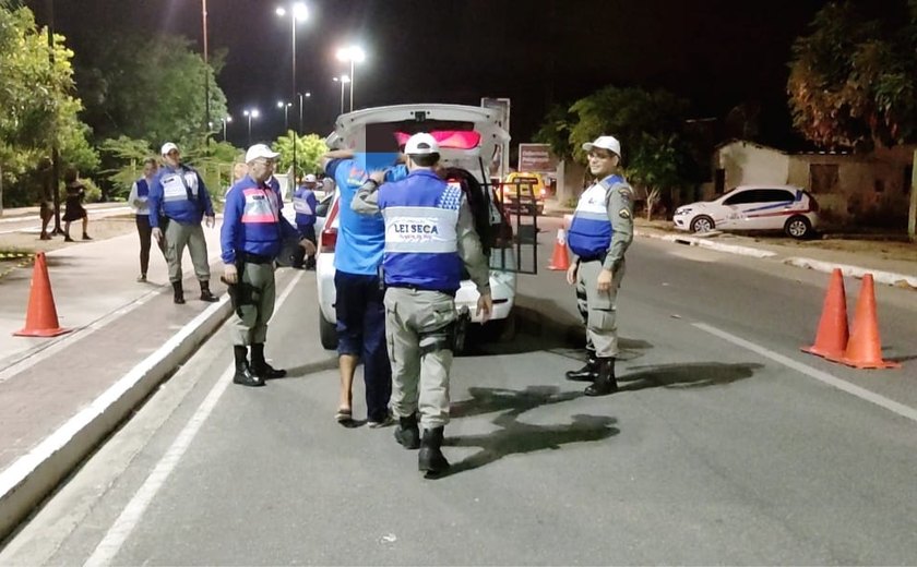 Lei Seca em Arapiraca termina com quatro prisões em flagrante por embriaguez ao volante